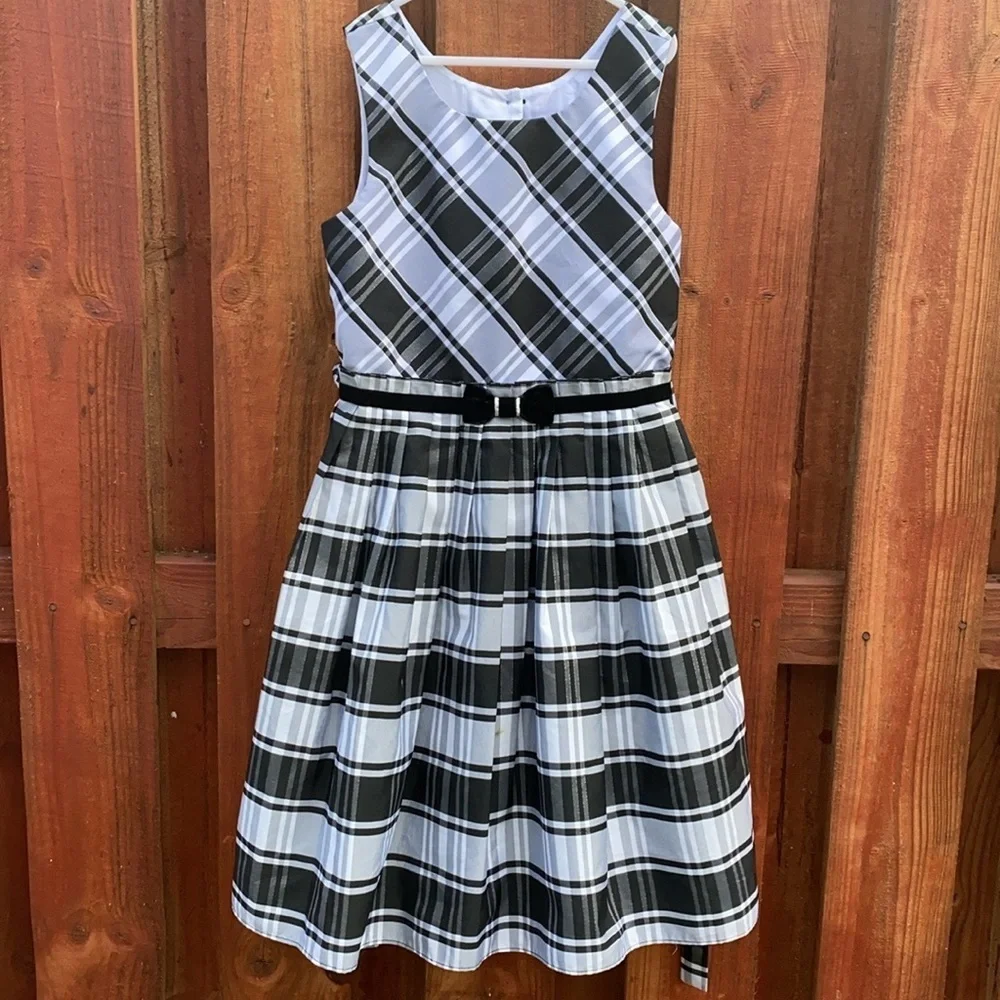 Jona Michelle Plaid Special Occasion Dress Size 12 Girls